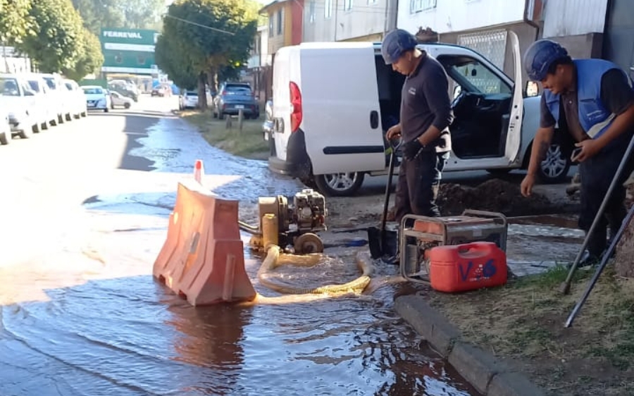 Corte de emergencia se produce en las cercanías de la Copa de Agua